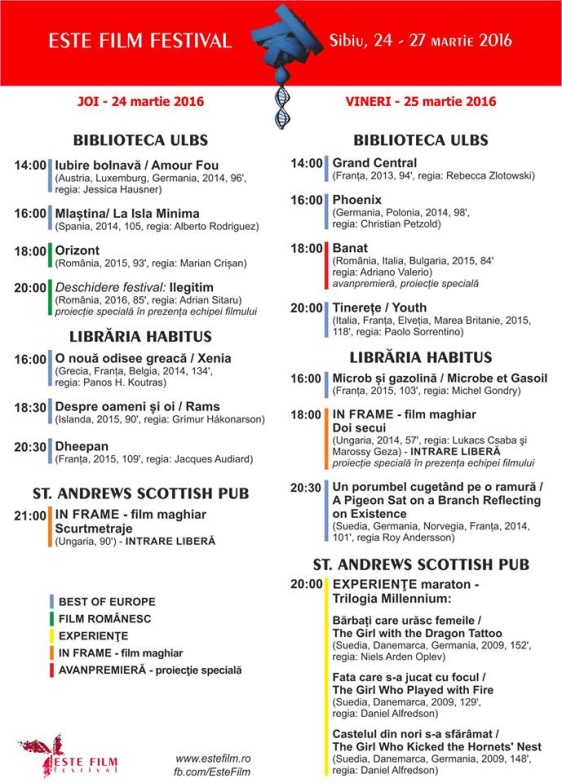 EsteFilmFestival Sibiu program1