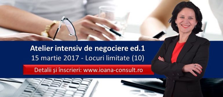 Atelier intensiv de negociere ed.1