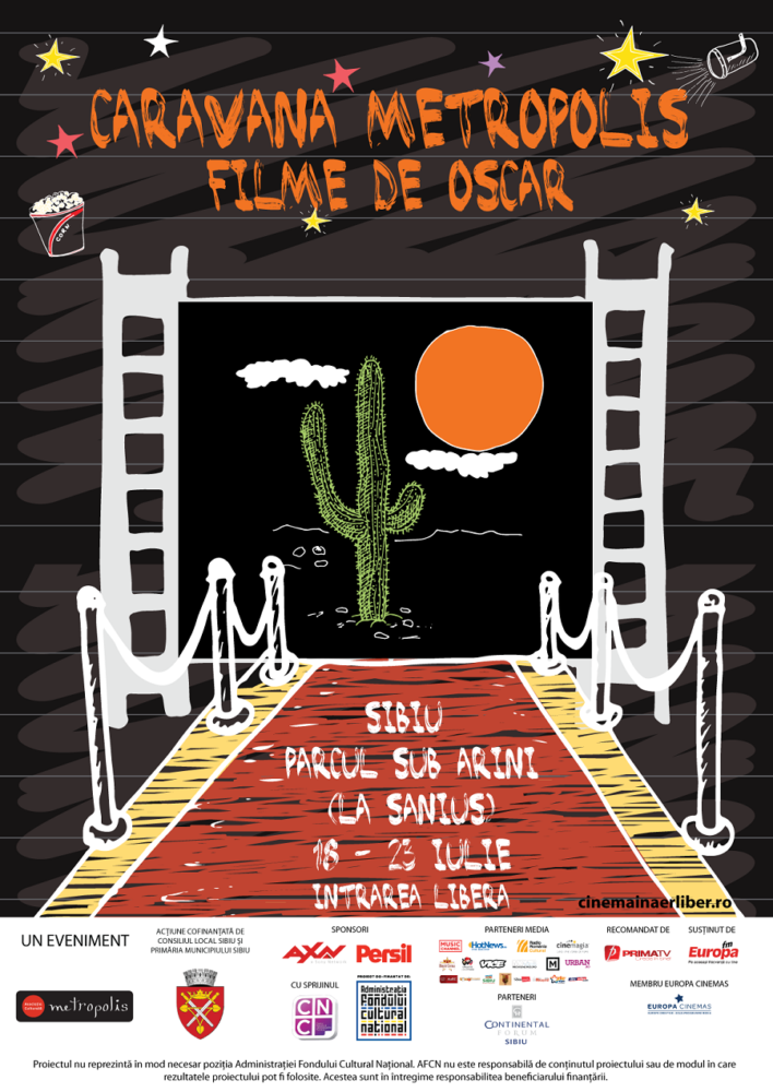 afiș Cinema în Aer Liber Sibiu